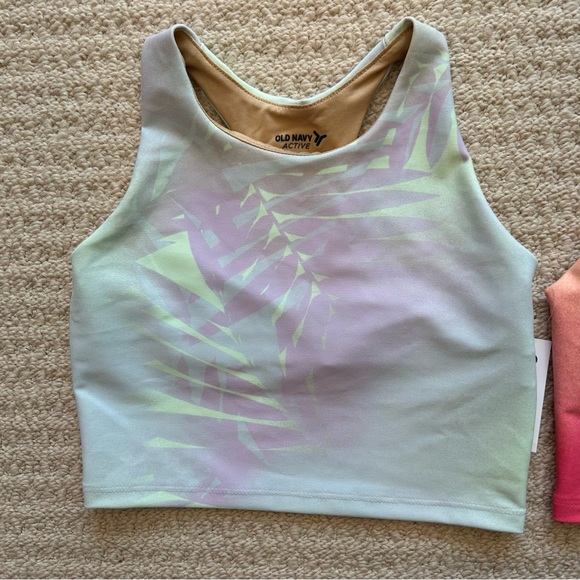 Old Navy Active Girls Longline Sports Bra Top Size Small - Picture 2 of 11